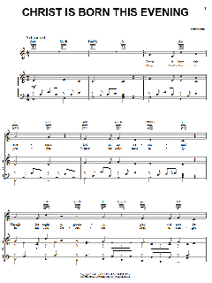 Christ Is Born This Evening von Traditional (Download) 