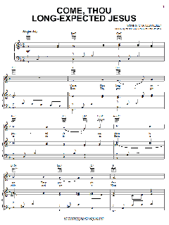 Come, Thou Long-Expected Jesus von Charles Wesley (Download) 