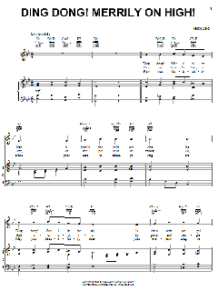 Ding Dong! Merrily On High! von French Carol (Download) 