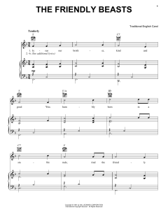 The Friendly Beasts von Traditional English Carol (Download) 