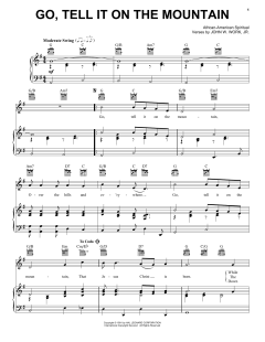Go, Tell It On The Mountain von African-American Spiritual (Download) 