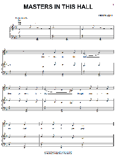 Masters In This Hall von Traditional English Ballad (Download) 