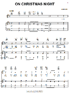 On Christmas Night von Sussex Carol (Download) 