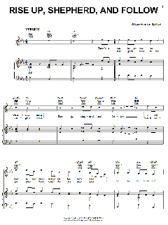 Rise Up, Shepherd, And Follow von African-American Spiritual (Download) 