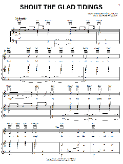 Shout The Glad Tidings von Traditional (Download) 