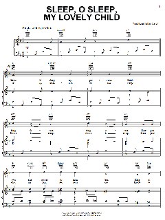 Sleep, O Sleep, My Precious Child von Traditional Italian Carol (Download) 