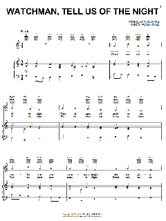 Watchman, Tell Us Of The Night von Traditional (Download) 
