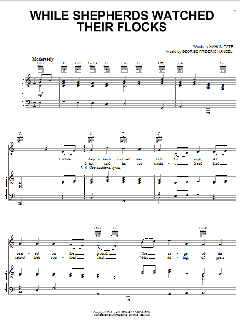 While Shepherds Watched Their Flocks von Traditional (Download) 