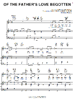 Of The Father's Love Begotten von Aurelius C. Prudentius (Download) 