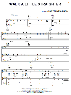 Walk A Little Straighter von Billy Currington (Download) 