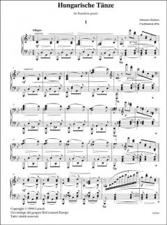 Ungarische Tänze von Johannes Brahms 