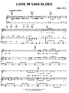 Love In Vain Blues von Robert Johnson (Download) 