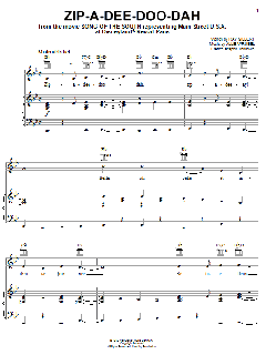 Zip-A-Dee-Doo-Dah von Ray Gilbert (Download) 