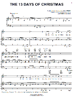 The 13 Days Of Christmas von Carolyn Dawn Gardner (Download) 