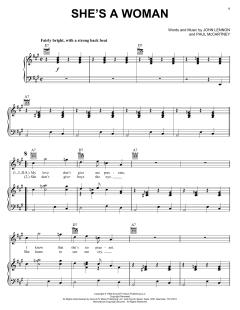 She's A Woman von The Beatles (Download) 