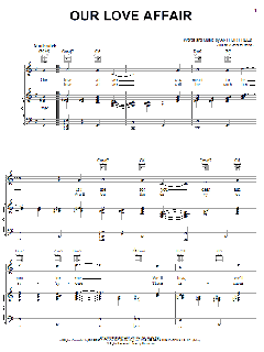 Our Love Affair von Judy Garland (Download) 