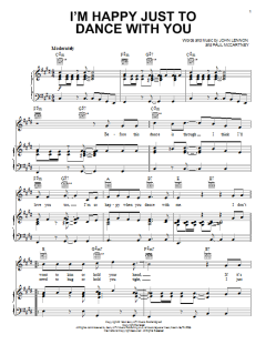 I'm Happy Just To Dance With You von The Beatles (Download) 