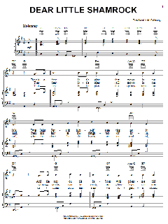 Dear Little Shamrock von Irish Folksong (Download) 