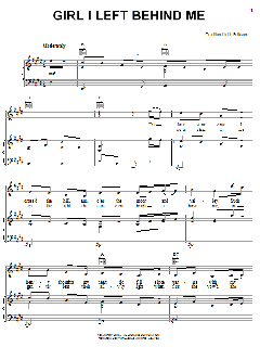 Girl I Left Behind Me von Irish Folksong (Download) 