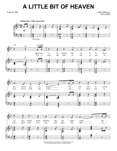 A Little Bit Of Heaven von Ernest R. Ball (Download) 