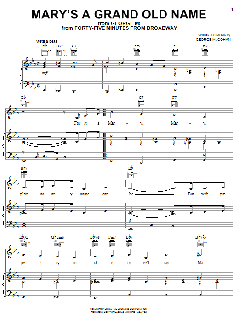 Mary's A Grand Old Name von George M. Cohan (Download) 