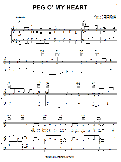 Peg O' My Heart von Fred Fisher (Download) 