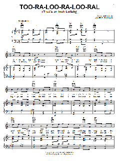Too-Ra-Loo-Ra-Loo-Ral (That's An Irish Lullaby) von James R. Shannon (Download) 