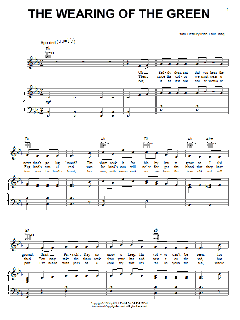 The Wearing Of The Green von Irish Folksong (Download) 