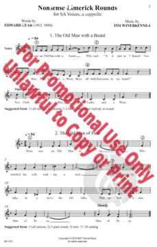 Nonsense Limerick Rounds von Tim Winebrenner 