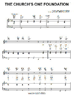 The Church's One Foundation von Samuel Sebastian Wesley (Download) 