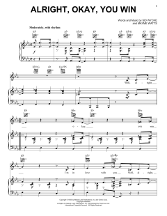 Alright, Okay, You Win von Peggy Lee (Download) 