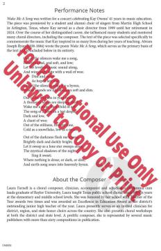 Wake Me a Song! von Laura Farnell 