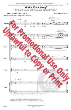 Wake Me a Song! von Laura Farnell 