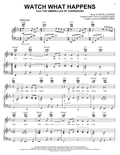 Watch What Happens von Norman Gimbel (Download) 