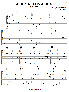 A Boy Needs A Dog (Reprise) von Randy Petersen (Download) 