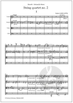 String quartet no. 2 von Kalevi Aho 