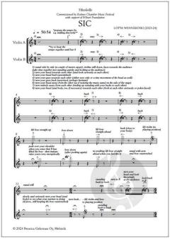 Sic von Lotta Wennäkoski 