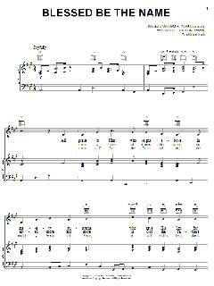 Blessed Be The Name von William H. Clark (Download) 
