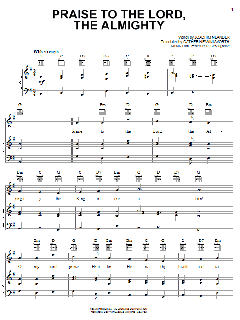 Praise To The Lord, The Almighty von Joachim Neander (Download) 