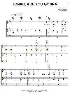 Jonah, Are You Gonna von Chaz Bosarge (Download) 