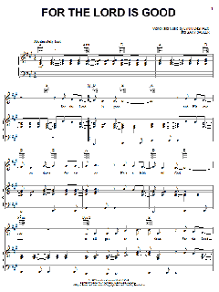 For The Lord Is Good von Lynn DeShazo (Download) 