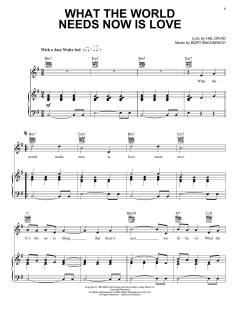 What The World Needs Now Is Love von Jackie DeShannon (Download) 