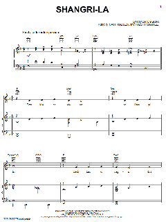 Shangri-la von Carl Sigman (Download) 