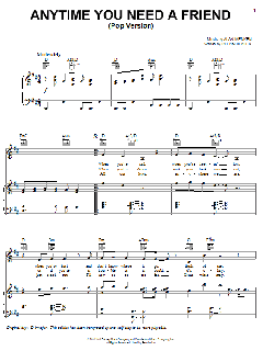 Anytime You Need A Friend (Pop Version) von Alan Menken (Download) 