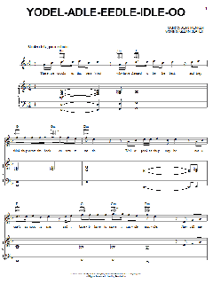 Yodel-Adle-Eedle-Idle-Oo von Alan Menken (Download) 