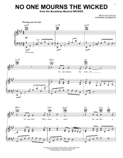 No One Mourns The Wicked von Stephen Schwartz (Download) 