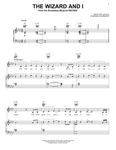The Wizard And I von Stephen Schwartz (Download) 