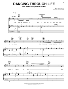 Dancing Through Life von Stephen Schwartz (Download) 