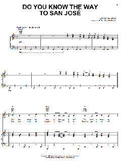 Do You Know The Way To San Jose von Dionne Warwick (Download) 