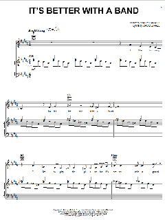 It's Better With A Band von David Zippel (Download) 